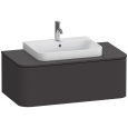 Тумбочка для подвесной консоли 100 см Duravit Happy D.2 Plus HP493108080, серый