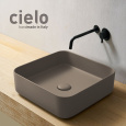 Ceramica CIELO Shui Comfort SHCOLAQ40 AN - Раковина накладная на столешницу 40 * 40 см (Arenaria)