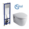 Инсталляция Ideal Standard с унитазом Ideal Standard Connect E803501, сиденье микролифт, комплект