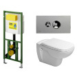 Инсталляция Viega с унитазом Duravit D-Code 606664/45351900A1/596323/0067310000, белый