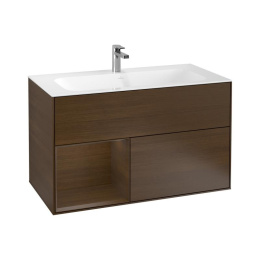 Villeroy Boch Finion F030GNGN Тумба под раковину 996х498 мм (Walnut Veneer)