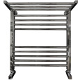 Полотенцесушитель водяной ПК Ника Modern ЛМ 6 matt antique silver ЛМ 3 100/50 с вентилями