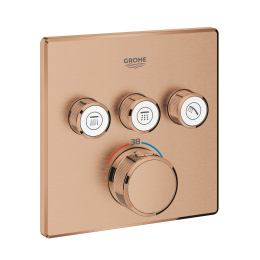 Термостат для душа GROHE GROHTHERM SMART CONTROL 29126DL0 (медь, современный), шт