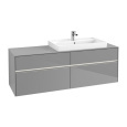 Villeroy Boch Collaro C027L0FP Тумба под раковину 1600х500 мм (Glossy Grey)