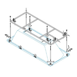 Металлический каркас Cezares EMP-150-70-MF-R для ванны