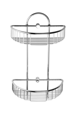 Bemeta Cytro 146208242 Двойная полочка для мыла угловая