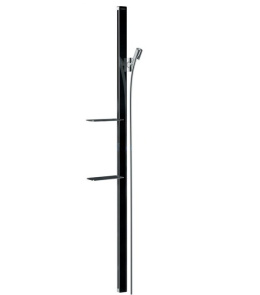 Штанга для душа Hansgrohe Unica 150 см, 27645600, черный/хром