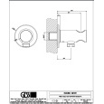 Шланговое подключение Gessi Inciso (58161#031) хром