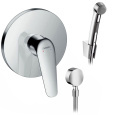 Гигиенический душ Hansgrohe Novus (7106532129) хром