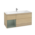 Villeroy Boch Finion F060GMPC Тумба под раковину 1196х498 мм (olive matt/oak veneer)