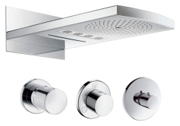 Комплект Hansgrohe Raindance Rainfall AIR 28411000, 548х280 мм, 3 режима струи