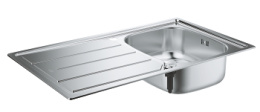 Grohe K200 31552SD0 Мойка для кухни из нержавейки, 1 чаша с крылом