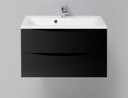 Тумба под раковину BelBagno Marino MARINO-800-2C-SO-NL-P, 80 х 45 х 55 см, Nero Lucido