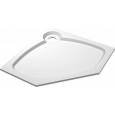 Поддон душевой Cezares Tray TRAY-S-P-100-56-W, 100 х 100 см, белый, из искусственного камня