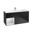 Villeroy Boch Finion F060MTPD Тумба под раковину 1196х498 мм (white matt/black matt)