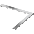TECEdrainline Панель для слива "steel", угловая, 900х900 мм, нерж. сталь, полированная