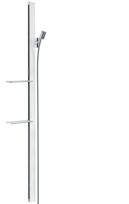 Штанга для душа Hansgrohe Unica 150 см, 27645400, белый/хром