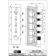 Термостат для ванны Gessi Inciso (58208#031) хром