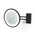 Косметическое зеркало Decor Walther (0122160), с подсветкой, черный матовый