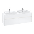 Villeroy Boch Collaro C024L0MS Тумба под раковину 1600х500 мм (White Matt)