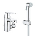 Grohe Eurosmart Cosmopolitan 23433000 Смеситель для раковины с душем, с минибиде лейкой