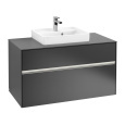 Villeroy Boch Collaro C016L0PD Тумба под раковину 1000х500 мм (Black Matt Lacquer)