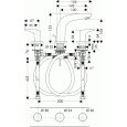 Смеситель для раковины Hansgrohe Metropol E (14033000)