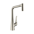 Смеситель для кухни Hansgrohe Metris M71 (73801800) сталь