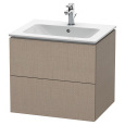 Тумба подвесная 62 см Duravit L-Cube LC624007575, коричневый