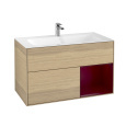 Villeroy Boch Finion F040HBPC Тумба под раковину 996х498 мм (peony matt/oak veneer)