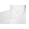Акриловая ванна BESCO INSPIRO с душевой кабиной 160x70 R WAI-160-NPR
