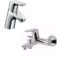 Комплект смесителей Hansgrohe (31730000/31940000) хром