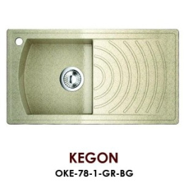 Мойка для кухни Omoikiri Kegon (OKE-78-1-GR-BG) бежевый