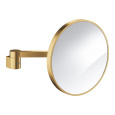 Косметическое зеркало с увеличением в 7 раз Grohe Selection 41077GN0, золото матовое