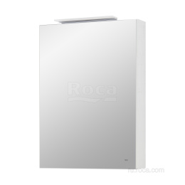 Зеркальный шкаф Roca Oleta 50 левый, белый глянец, A857643806