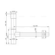 Сифон к ум-ку А402 DESING d=32, цельнометал., масс