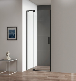 Душевая дверь Cezares SLIDER-B-1-80/90-C-NERO 80/90 х 195 см, профиль черный, стекло прозрачное