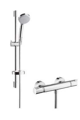 Душевой гарнитур Hansgrohe Croma 100 (27034000) хром, белый