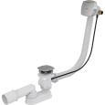 Alcaplast Сифон для ванны с напуском воды через перелив металл/металл (длина 80 см), A564KM3-80