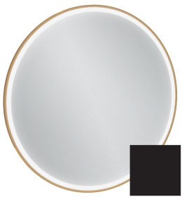 Зеркало Jacob Delafon Odeon Rive Gauche EB1290-S14, 90 см, с подсветкой, лакированная рама черный са
