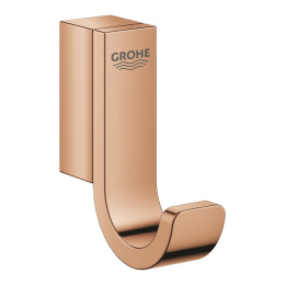 Крючок одинарный Grohe Selection 41039DA0, розовая бронза глянец