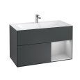 Villeroy Boch Finion G040GJHG Тумба под раковину 996х498 мм (light grey matt/midnight blue matt)