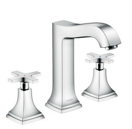 Смеситель для раковины 160 на 3 отверстия 31307000 Hansgrohe Metropol Classic (хром)