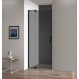 Душевая дверь Cezares SLIDER-B-1-80/90-GRIGIO-NERO 80/90 х 195 см, профиль черный, стекло серое