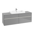 Villeroy Boch Collaro C028L0FP Тумба под раковину 1600х500 мм (Glossy Grey)