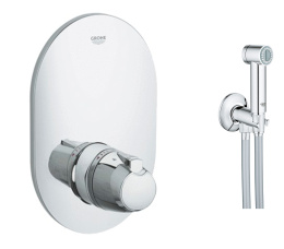 Гигиенический душ с термостатом Grohe Grohtherm 3000 встраиваемый 19356263