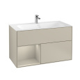 Villeroy Boch Finion G030HHHH Тумба под раковину 996х498 мм (sand matt/sand matt)