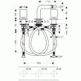 Смеситель для биде Hansgrohe Metropol S (14263000)