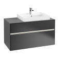 Villeroy Boch Collaro C018L0PD Тумба под раковину 1000х500 мм (Black Matt Lacquer)