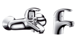 Комплект смесителей Hansgrohe Focus E (31740000/31700000) хром